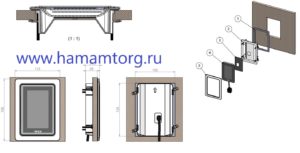 Установочная коробка для Tylo ELITE