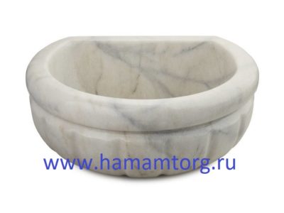 Курна из мрамора для хамама