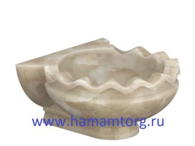 Курна из мрамора для хамама