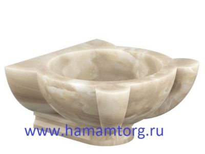 Курна из мрамора для хамам