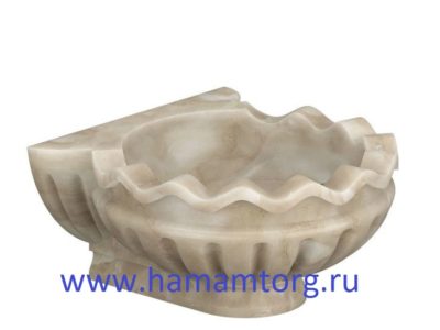 Курна из мрамора для хамама