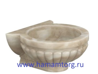 Курна из мрамора для хамама