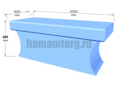 Массажный стол для хамама